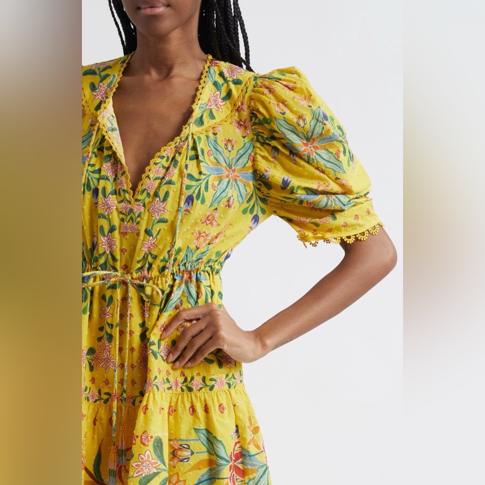 FARM Rio Delicate Flowers Cotton Dress - Picture 4 of 9